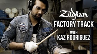 YouTube Video - "Zildjian Factory" Track with Kaz Rodriguez