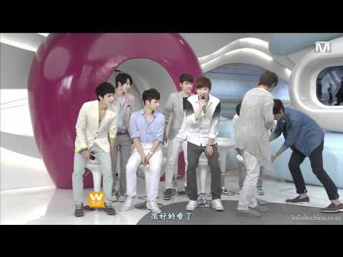 [中字]120517 INFINITE - Mnet OPEN STUDIO [1/2] IN吧 HD