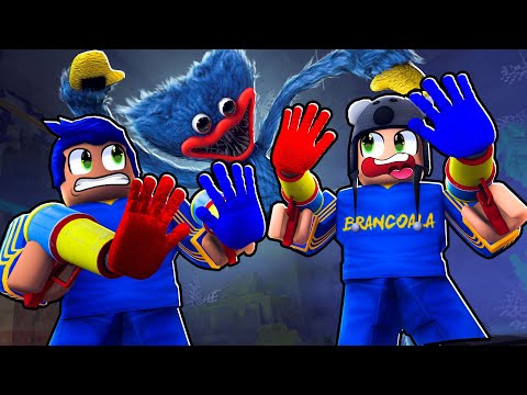 CUIDADO COM O HUGGY WUGGY DO POPPY PLAYTIME NO ROBLOX - Brancoala Games PARTE 1