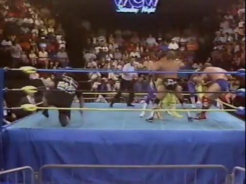 Paul Orndorff Steven Regal Maxx Payne vs. Ricky Steamboat Buff Bagwell 2 Cold Scorpio - 8/2/93 - WCW