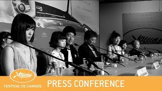 MANBIKI KAZOKU  Cannes 2018  Press Conference  EV