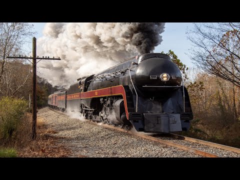 Norfolk & Western 611: Shenandoah Valley Limited 2025 (4K)