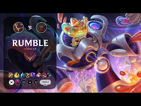 Rumble Jungle vs Graves - KR Grandmaster Patch 13.12