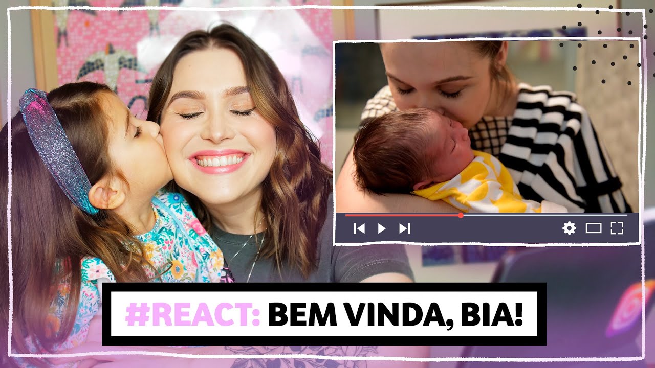 REAGINDO ao vídeo do nascimento da Bia! | Lu Ferreira | Chata de Galocha