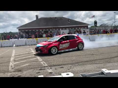 Formula Drift Erie 2021 Ryan Tuerck burnout box raw sound