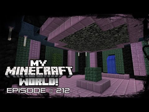 MY MINECRAFT WORLD! | WITHER ROOM DECOR | Episode 212 (Let's Play 1080p)