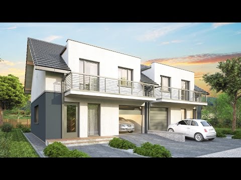 Projekt domu DOUBLE HOUSE Pracownia Projektowa Studio Atrium