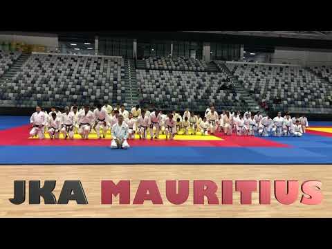 JKA Seiza & Dojo Kun with Okuma Sensei 7th Dan