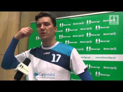 14.03.2016 Siatkarska Biznes Liga -  Rozmowa z Jakubem Muchajerem (Capgemini)