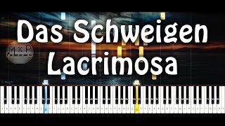 Lacrimosa - Das Schweigen Piano Cover