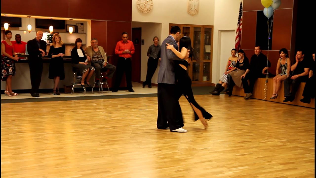 Naomi Hotta and Varo Boyajyan performing at Milonga LAX Grand Opening, 2012