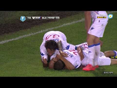 Gol de Nahuelpan. Tigre 2 - San Lorenzo 1 | Torneo Final - Fecha 10