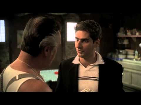 The Sopranos - Christopher comes with a short bag and gets fined