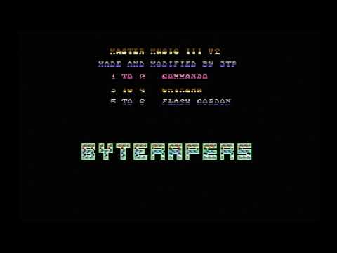 Byterapers - Master Music 3 V2 demo  (1988 ) - C64 Demoscene 50 FPS