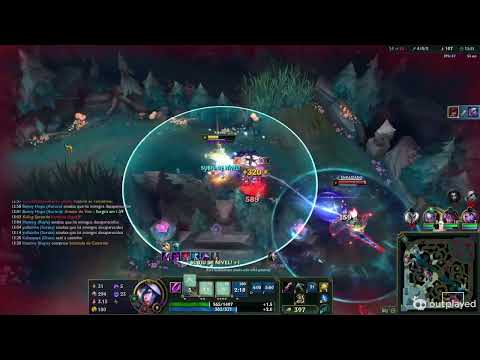 Ponha-se no seu lugar. XAYAH vs TRISTANA(1v1)