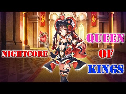 Nightcore - Queen of Kings (Alessandra) [Vargenta × Mitch DB × Maxim Schunk] 4K