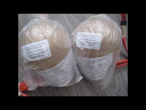 3x 4 inch Shell : 1x Gold crown (SNY100-01) 2x Brocade crown w/crackling pistil (SNY100-36) : Xplode