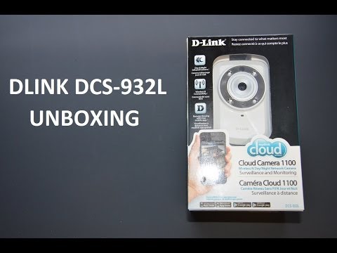 DLink DCS-932L WiFi Camera Unboxing