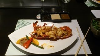 preview picture of video 'Lobster teppanyaki at kobe restaurant Maastricht'