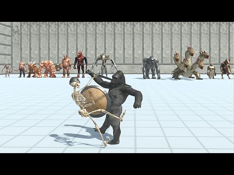 INFERNALS VS MUTANT PRIMATES + FANTASY WITHOUT DRAGON - Animal Revolt Battle Simulator