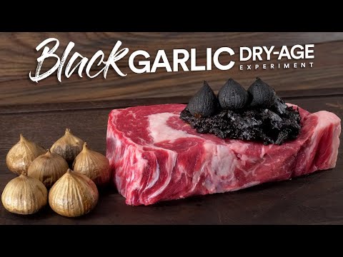 I Dry-Aged Steaks in BLACK Garlic and this happened!