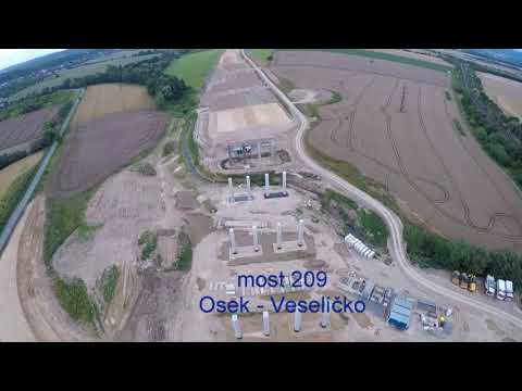 07/2017 Stavba dálnice D1 Lipník nad Bečvou - Přerov