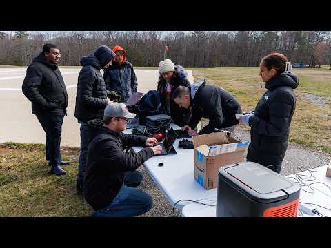 Graduate students work on U.S. Secret Service drone detection project