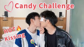 Candy KISS Challenge！🔥SO HOT🔥 两个男孩