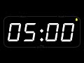 5 MINUET TIMER ALARM Full HD COUNTDOWN