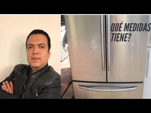 cuáles son las medidas del refrigerador tipo dúplex ó dos puertas