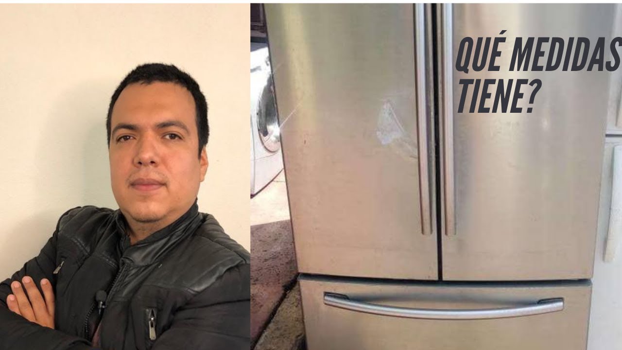 cuáles son las medidas del refrigerador tipo dúplex ó dos puertas