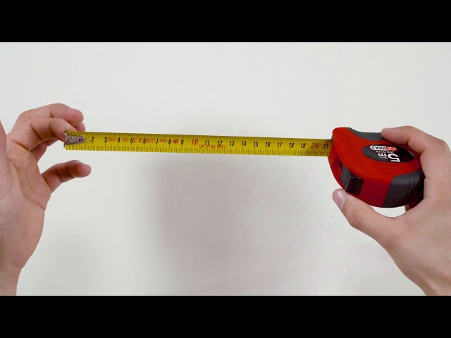 Video teaser for KS TOOLS 300.0114 Bandmaß mit Feststeller schwarz-rot 5mx 19mm (Unboxing)