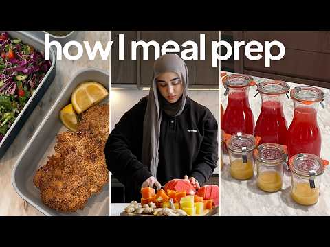 meal prep with me | high protein and healthy