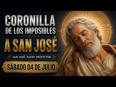 🙏 Coronilla San José Dormido | Tu Imposible Hoy + Oración por la Paz | 4 JULIO
