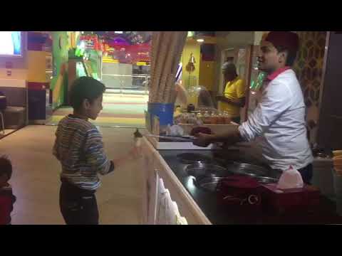 kapish at ice cream parlour