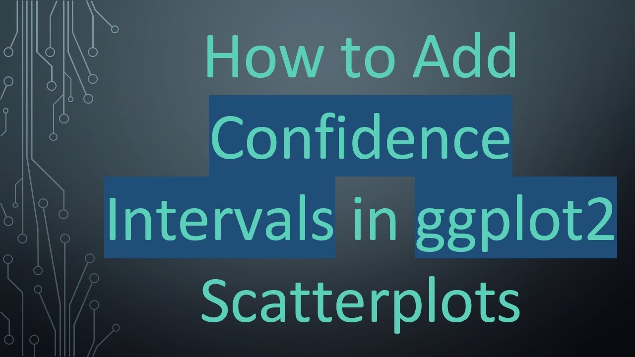 How to Add Confidence Intervals in ggplot2 Scatterplots