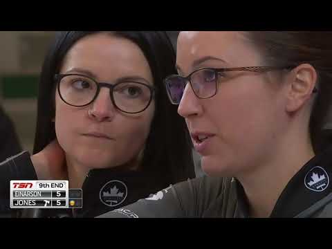 2018 Home Hardware Canada Cup - Jennifer Jones - Long runback double for 3