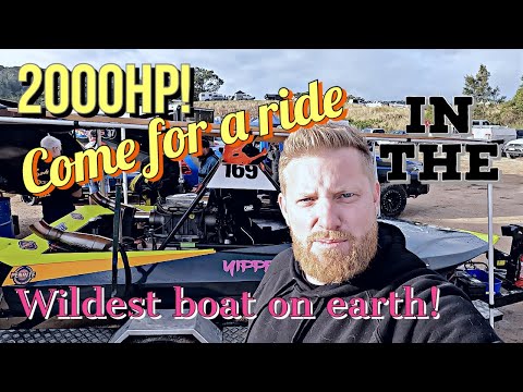 I go for a lap in one of the most powerful jet sprint boats in the world!
