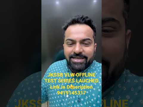 Jkssb VLW Test Series Launched || Are you ready?? || JKSSB Panchayatâ€™s Secretary 2023 #shorts
