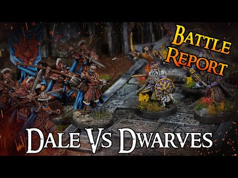 Dwarves Vs Dale ~ Middle Earth SBG Battle Report!