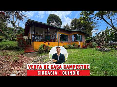 VENTA DE CASA CAMPESTRE EN CIRCASIA, QUINDÍO COLOMBIA