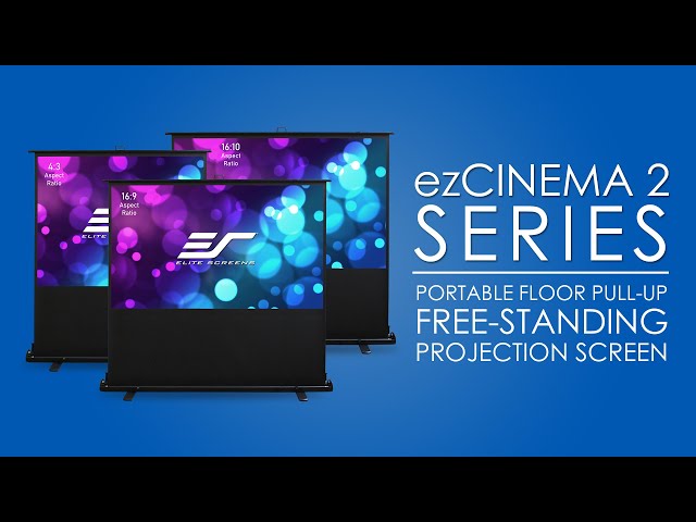 Elite Screens EzCinema Plus 2 Schermo per proiezione portatile da 80" Formato 16:9 video