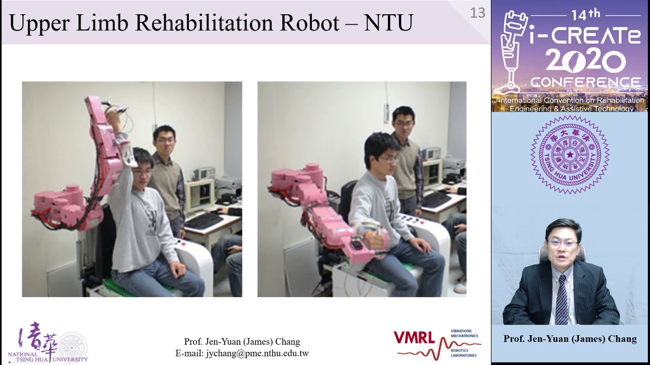 輔助科技微學程-課程三：機器人技術在復健醫學中的技術發展與應用