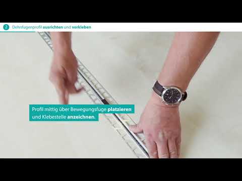 Prinz: Verlegevideo - Dehnfugenprofil 77801 für Beläge 4 bis 6 mm