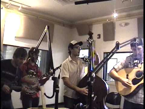 Wood and Wire LIVE Setting the Woods on Fire KOOP radio Austin, Tx Bluegrass