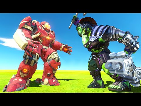 Making HULK Fight Hulkbuster - Animal Revolt Battle Simulator
