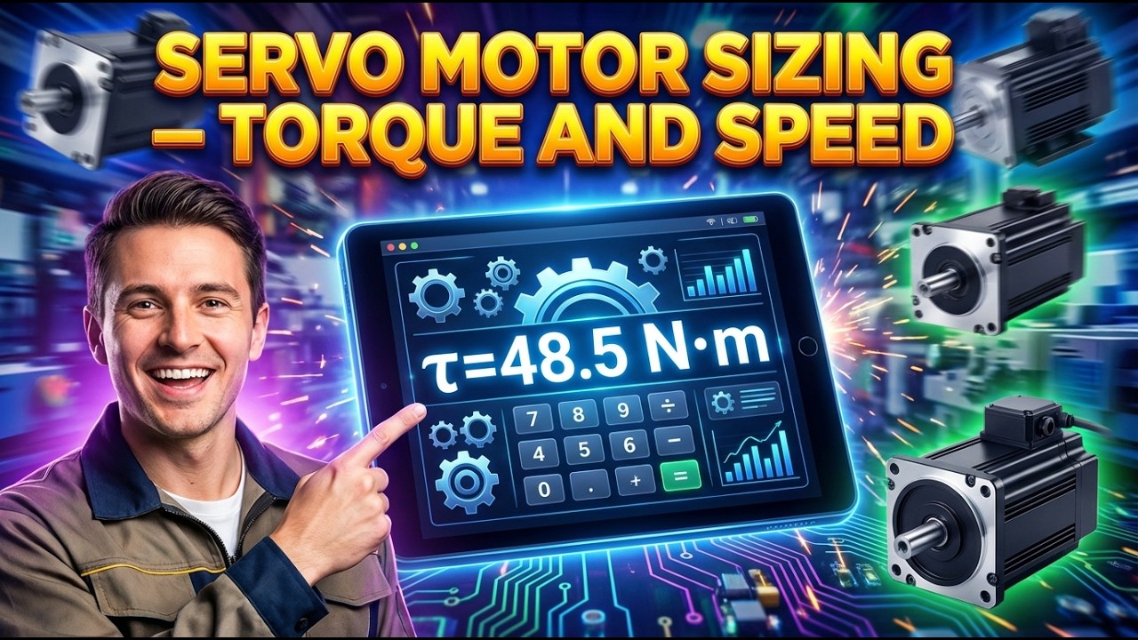 Servo Motor Sizing Calculator — Torque and Speed