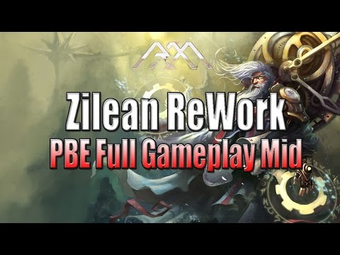 Zilean ReWork - PBE Full Gameplay - League of Legends