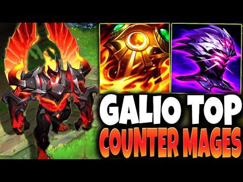 My Immortal Galio Top Lane is the NIGHTMARE OF ALL MAGES 🔥 LoL Top Galio s13 Gameplay