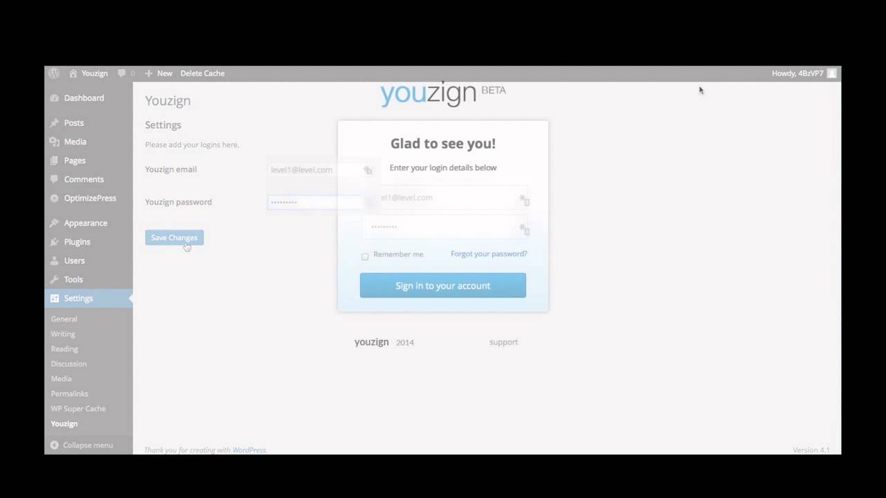 Youzign Wordpress Plugin Tutorial